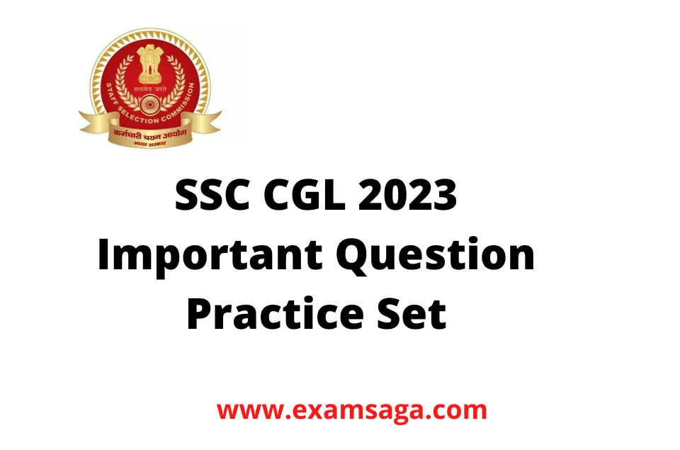 Ssc Cgl Important Question Practice Set Examsaga