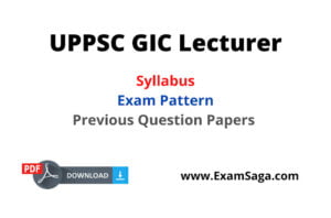 UPPSC-GIC-Lecturer-solved-exam-papers
