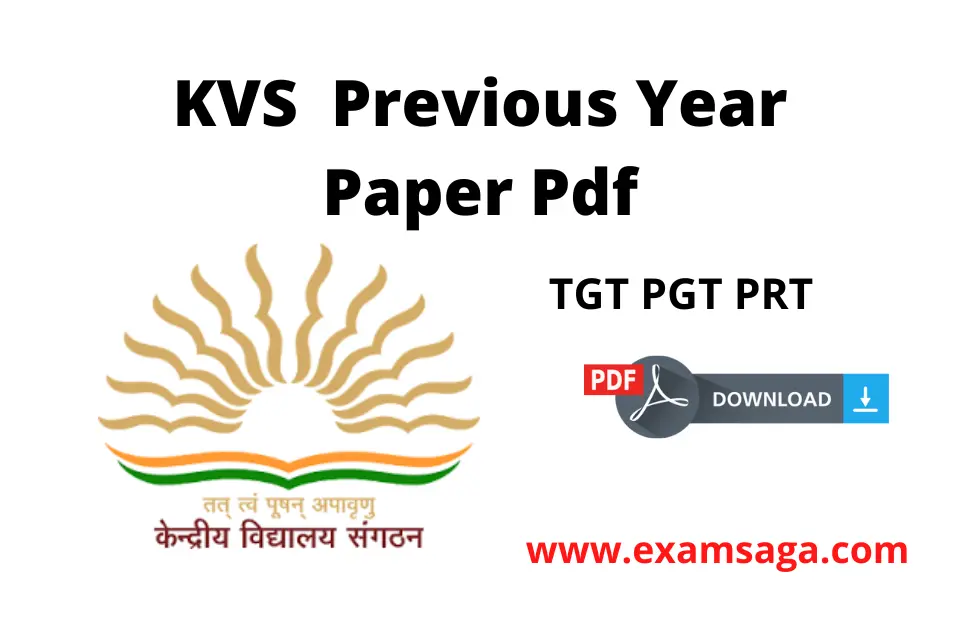 KVS-Previous-Year-Paper