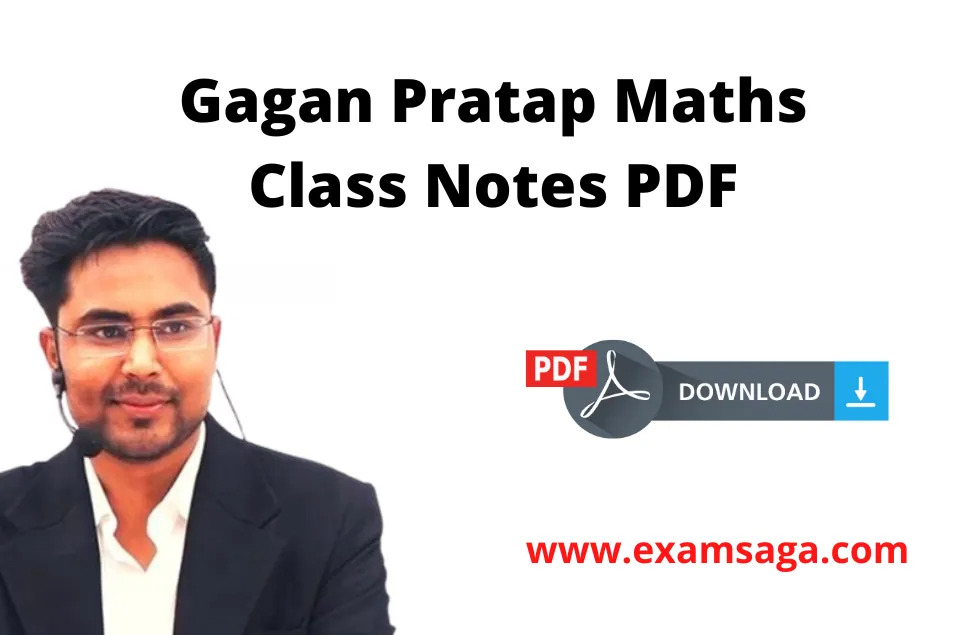 Gagan Pratap Maths Class Notes PDF