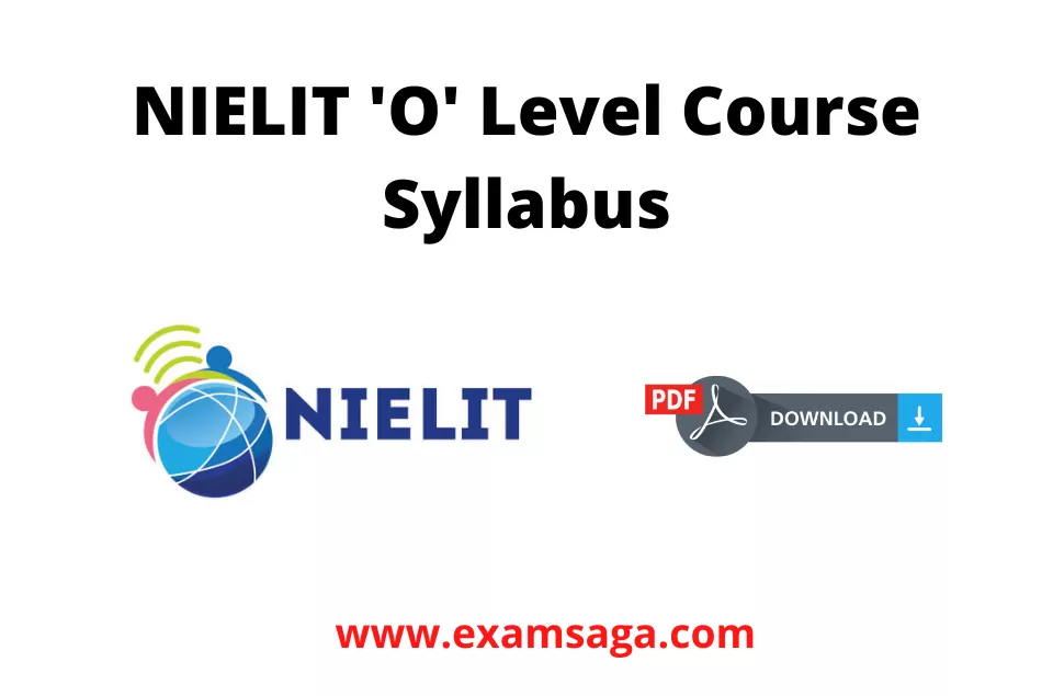 NIELIT O Level Syllabus Revised 2022