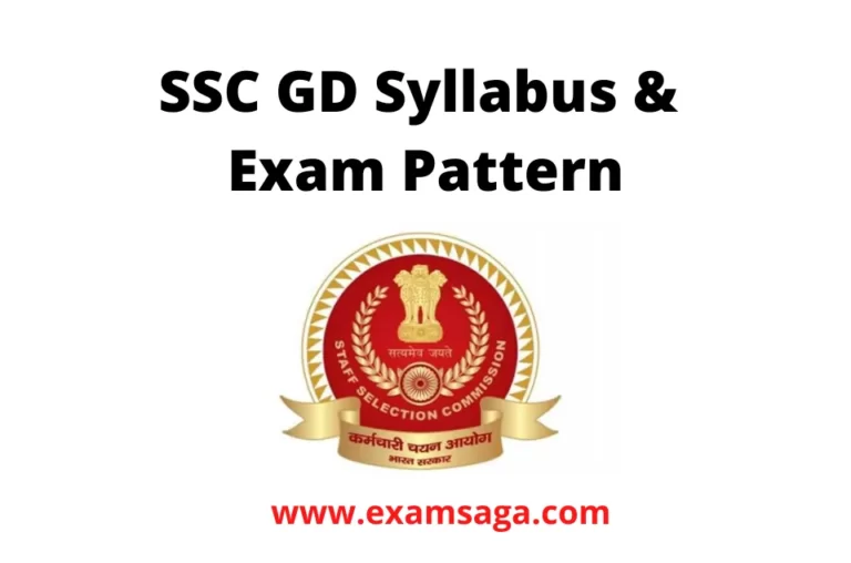 SSC GD Syllabus Pdf