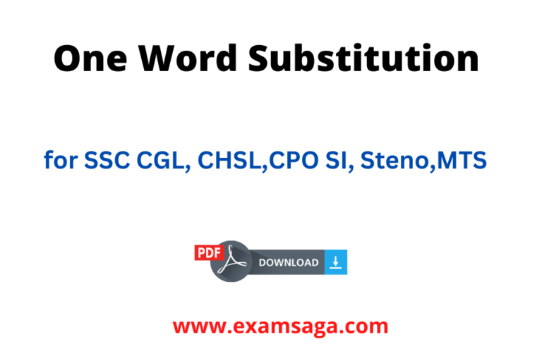 One Word Substitution