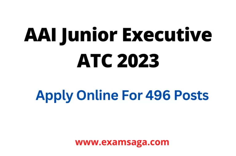 AAI Junior Executive ATC 2023