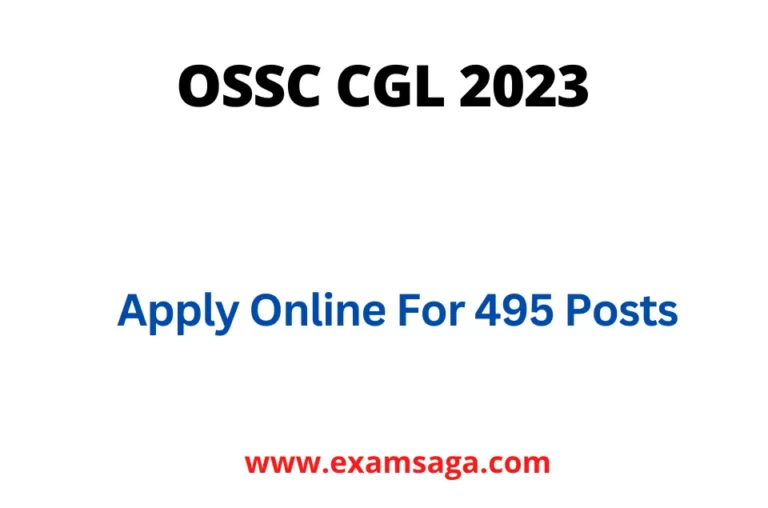 OSSC CGL 2023