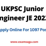 UKPSC Junior Engineer JE 2023