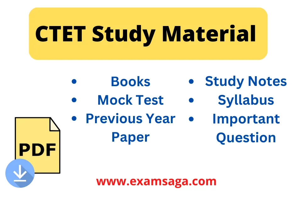 Ctet Study Material Pdf Free Download