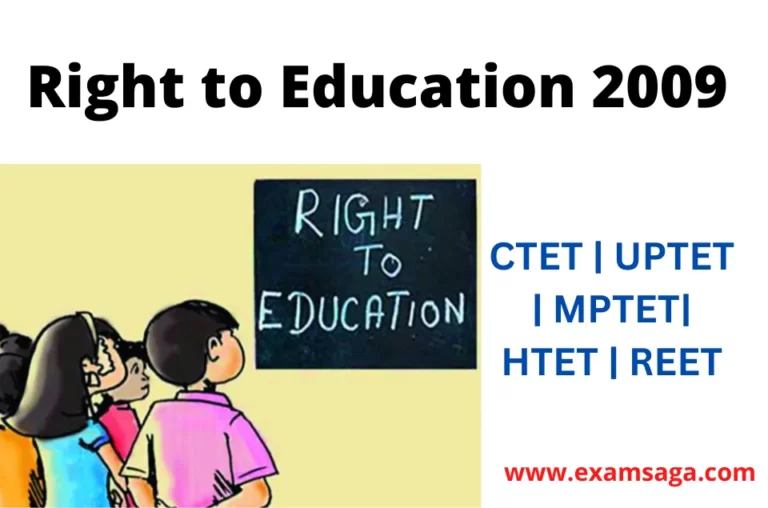 Right to Education RTE 2009 Notes For Ctet