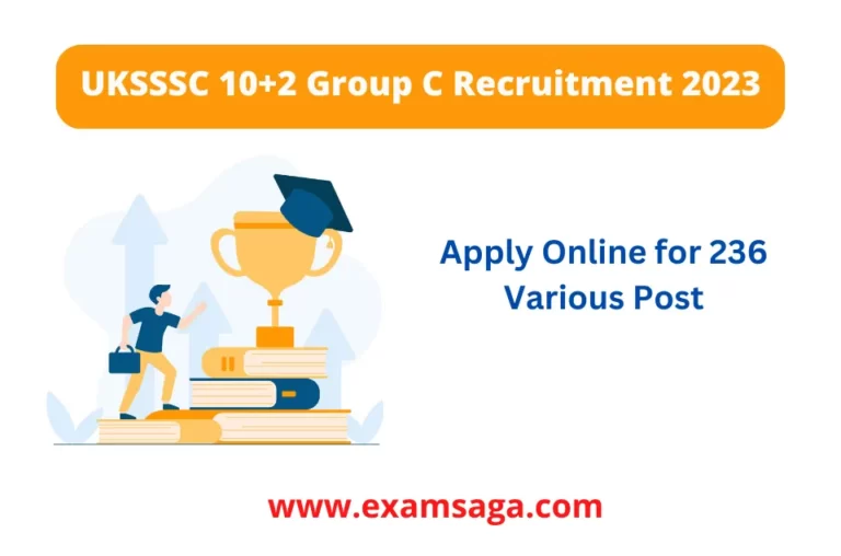 UKSSSC 10+2 Group C Recruitment 2023