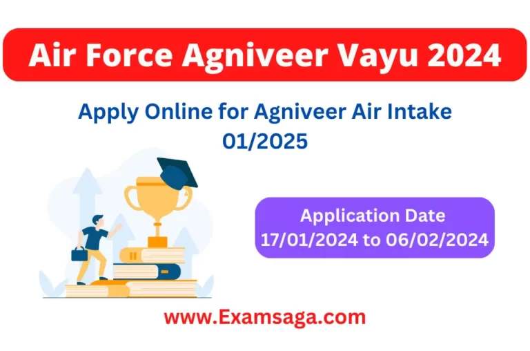 Air Force Agniveer Vayu Recruitment 2024: Apply Online at