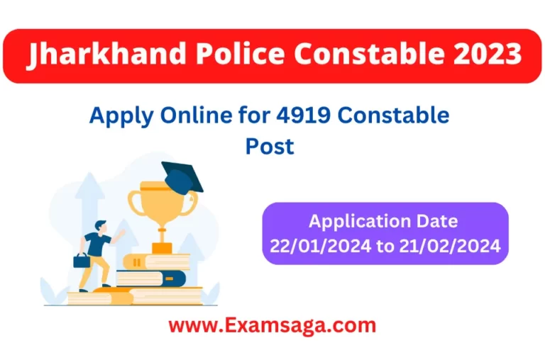 Jharkhand Police Constable 2024