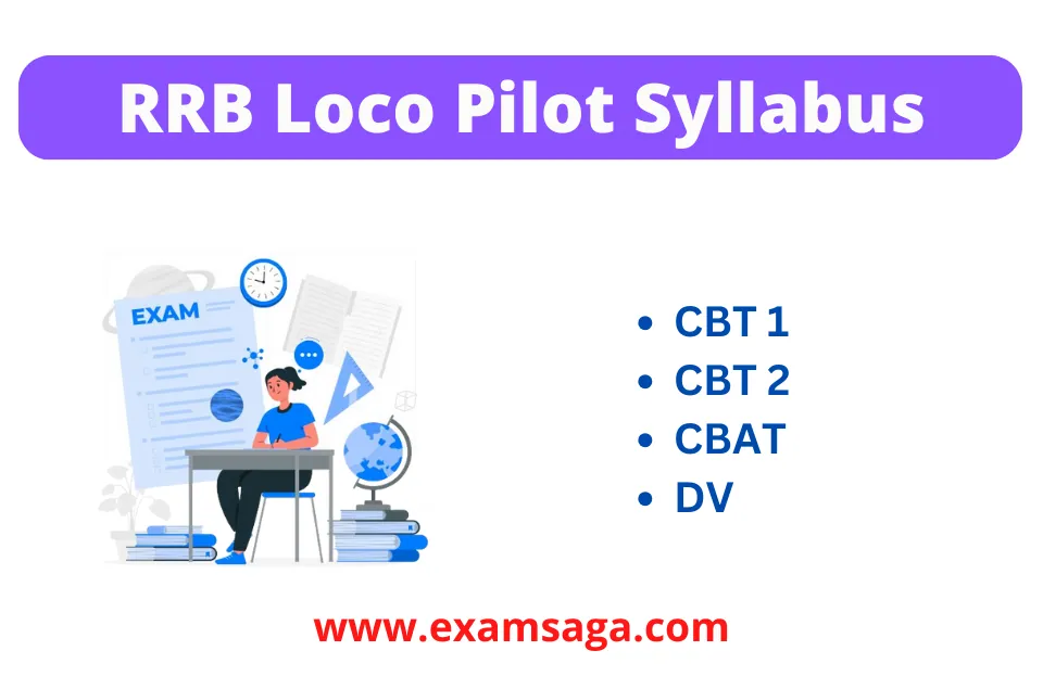 RRB ALP Syllabus 2024 and Exam Pattern for Assistant Loco Pilot CBT 1