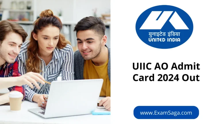 UIIC AO Admit Card 2024 Out