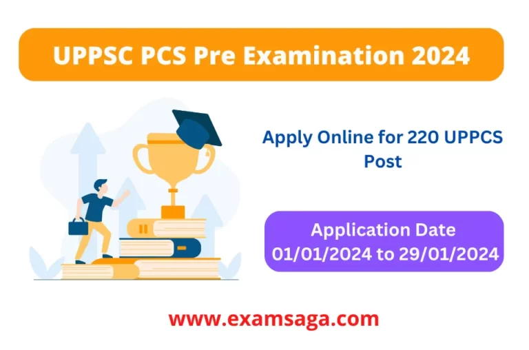 UPPSC PCS Pre Examination 2024