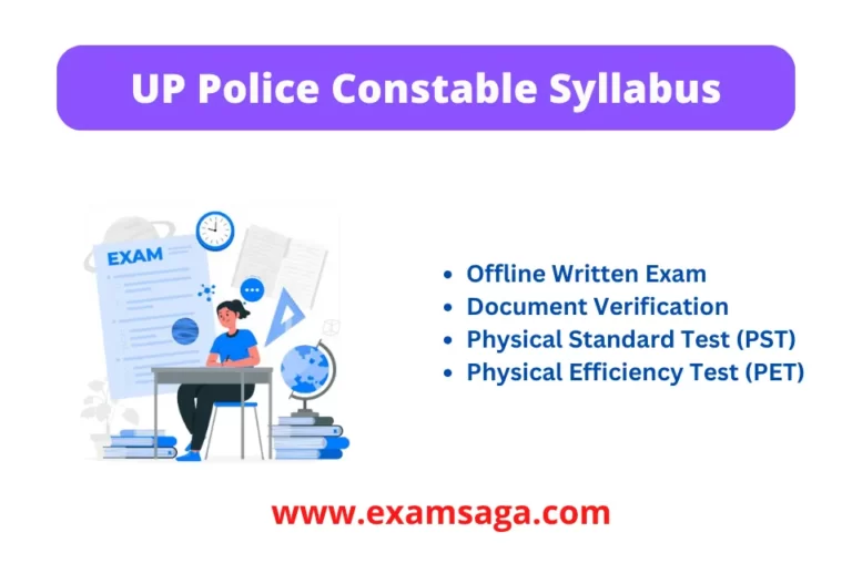 up constable syllabus 2024