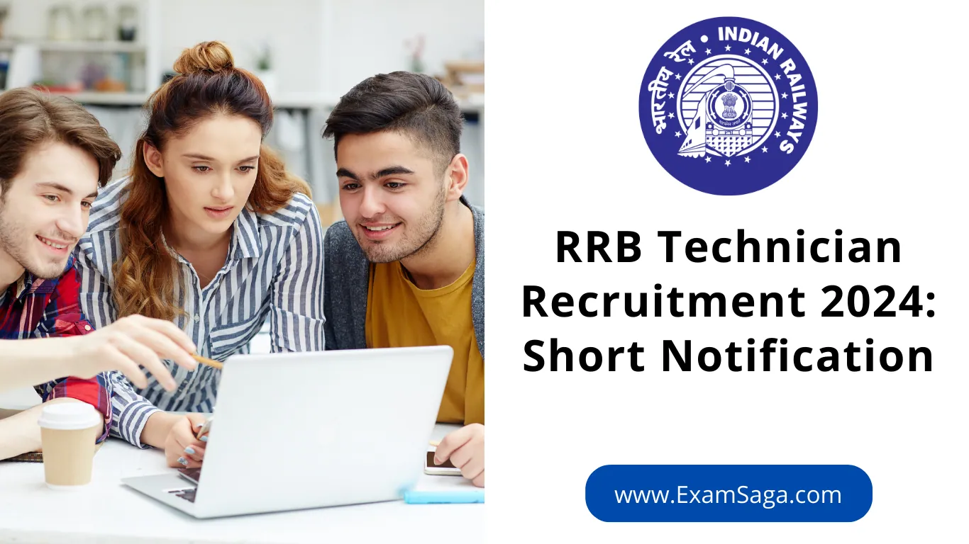RRB Technician Recruitment 2024: Short Notification Out for 9000 Posts