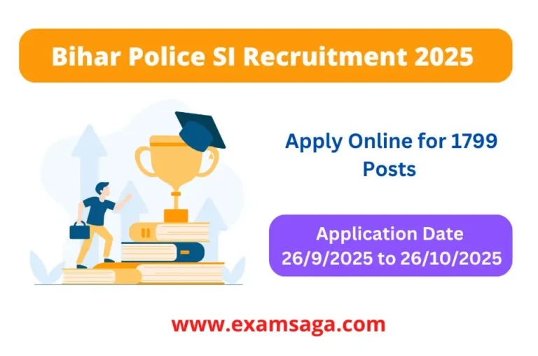 Bihar Police SI 2025