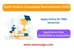 Delhi Police Constable Recruitment 2025